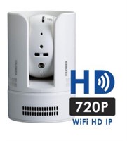 (NEW) LOREX LNC254 Pan/Tilt Wi-Fi or Wired 720p HD