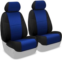 (NEW) Front Bucket Seat Covers Blue & Black Honda