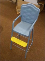 Vintage Metal ANSCO Doll High Chair 19" to Seat