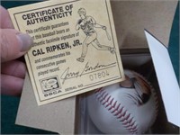 Cal Ripkin Jr. Signed Baseball