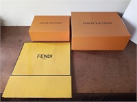 (2)Louis Vuitton + Fendi Roma Boxes