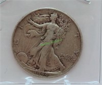 1944 fine shape Silver Walking Liberty half Dollar