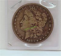 1883 Ex- nice shape Silver dollar-90% Silver