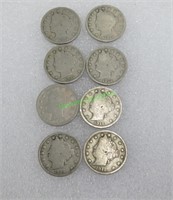8 Liberty Nickel 1912 / 1-D/7-no mint