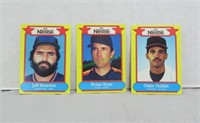1988 MLBPA Nestlé Trading Card - 3 items