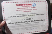 Makeover and Skincare Consultation plus