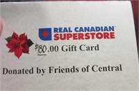 $80 Gift card Real Canadian Superstore