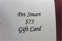 $75 Gift card Pet Smart