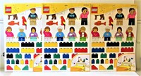 3 Lego Classic Reusable Wall Sticker Packs NEW