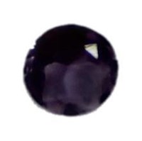 Certified Natural 0.55ct Round Amethyst