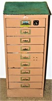 30" Metal File Cabinet w Drawers & Some Tools