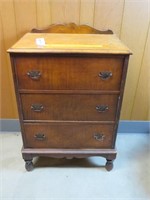 Antique Wooden Dresser w/3 Drawers - Measures