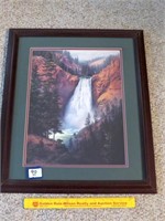 Framed Matted Print - the back is Marked Windberg