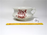 Ceramic Chamber Pot with a Handle - there is a