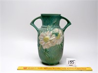 Roseville Vase with Handle Marked USA 64-9