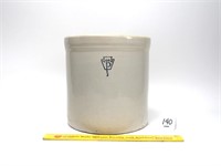 Stoneware Crock - Marked York P 2 - has a small