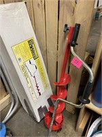 6" HAND AUGER LIKE NEW