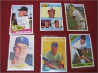 6 Baseball Trading Cards