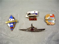 RUSSIAN SUBMARINE BADGES