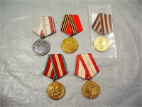 RUSSIAN ISSUE SERVICE  MEDALS