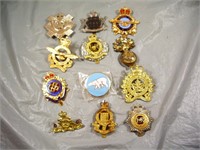 CANADIAN REGIMENT AND CORPS BADGES