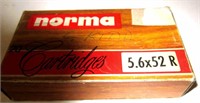 20  RDS.  NORMA  5.6 X 52R  S P -- SEMI -POINTED