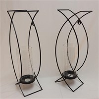 18" Wall Mounted Candle Holders