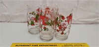 Set of 4 Strawberry Shortcake Drinking Glasses