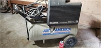 Air America Air Compressor. 4HP. 20 Gal. Twin
