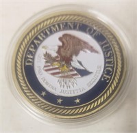 Department of Justice Challenge Coin