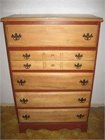 5 Drawer Chest of Drawers 46"x30"x17"