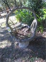 Concrete Flower Basket Planter 48"x38"x40"