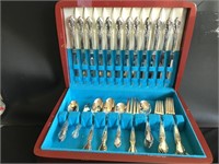 WM Rogers and Son Victorian Rose Silverware Plated