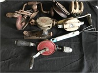 Miscellaneous Vintage Tools and Pulleys