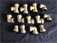 Set of Brass Quick Connects Used