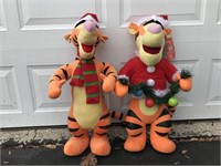 PUO 24" Two Large Tigger Christmas Figures