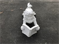 coated plastic? Girl Reading Book Outdoor Decor