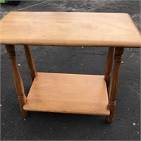 PUO Small Wooden Table 24"L x 21"D x 20"T