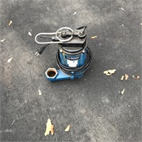 PUO Little Giant 3/4 HP Cast Iron Sump Pump Turns