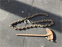 PUO 7 Ft Chain Vintage Hook And Conduit Bender