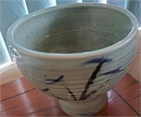 Asian Design Vase/ Bowl W/ Chop Sticks