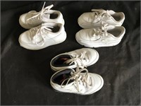 3 Pairs of baby shoes 8.5 nike jordan