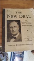 Vintage 1935 Book;  The New Deal, Roosevelt