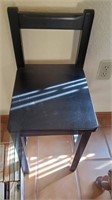 Dark Wood Accent Chair