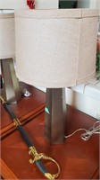 Metal Base Lamp W/ Shade #1