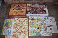 Board Games: Clue CandyLand Scrabble +