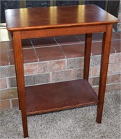 Contemporary wooden lamp stand/end table