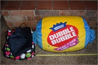 Oversized Dubble Bubble gum pillow + bags