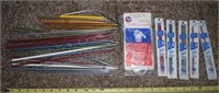 Large lot of knitting needles