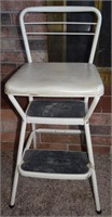 Vintage Cosco 2 step w/ padded seat stool